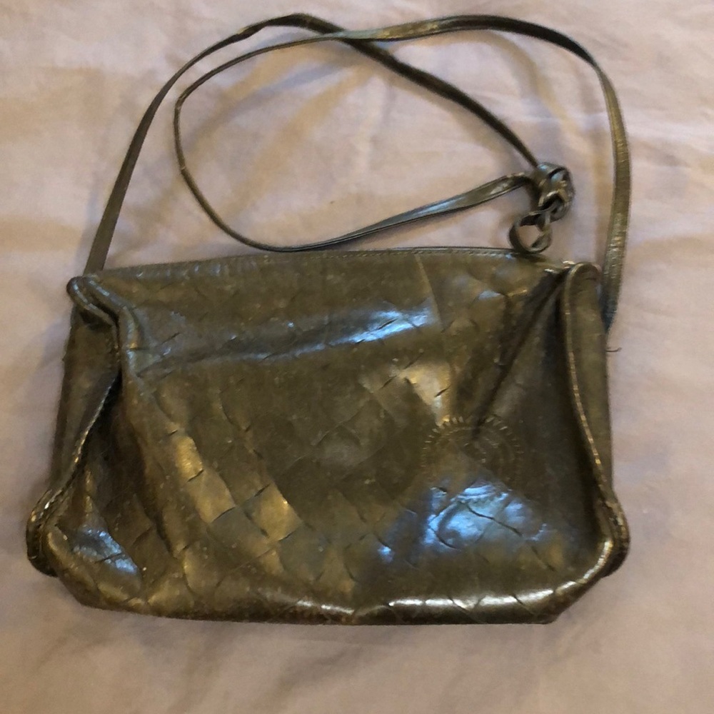 Vintage leather crossbody/shoulder purse